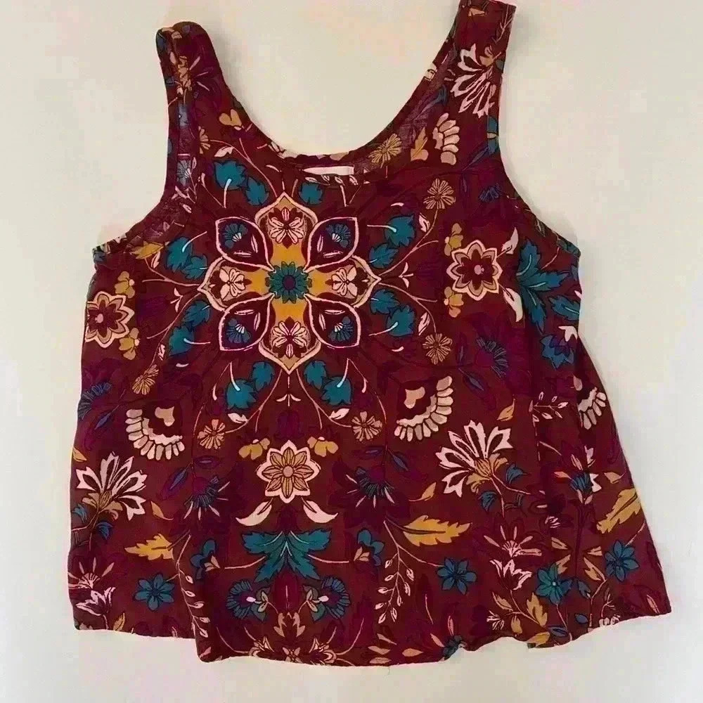 Old Navy Floral Tank - Picture 3 of 6